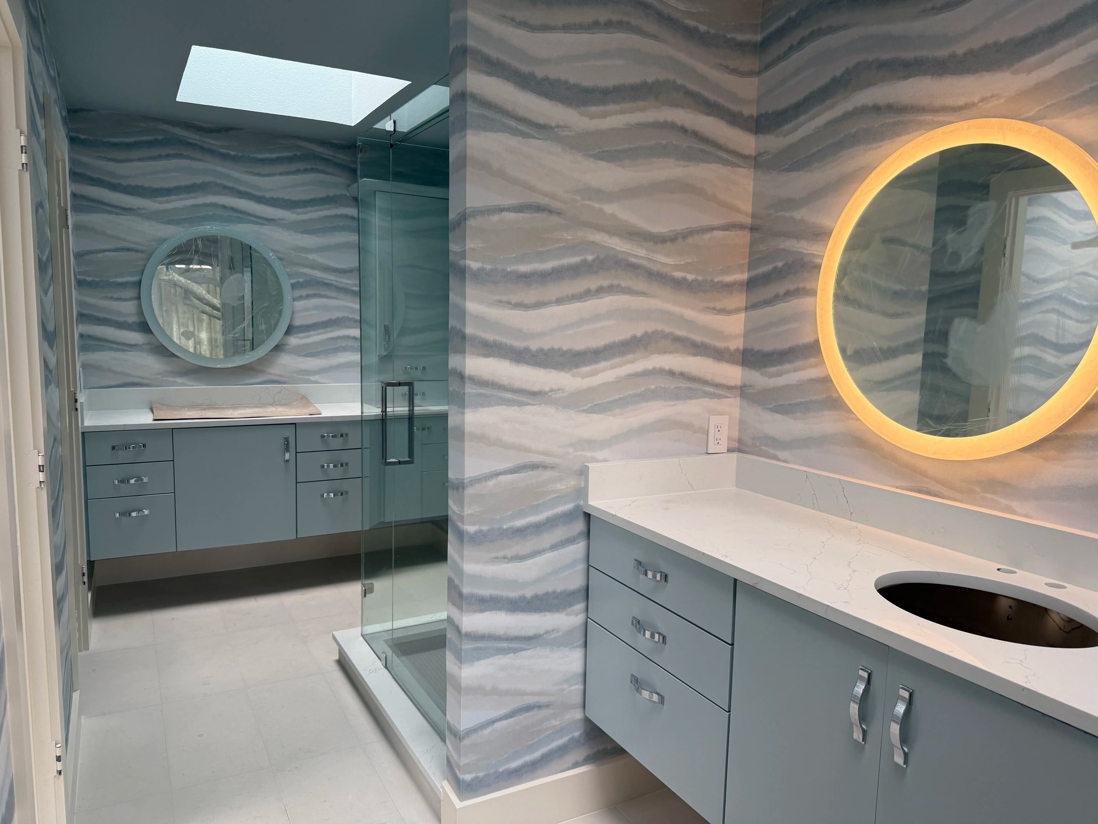 Project LED Mirror Install That Ties a Bathroom Remodel Together image